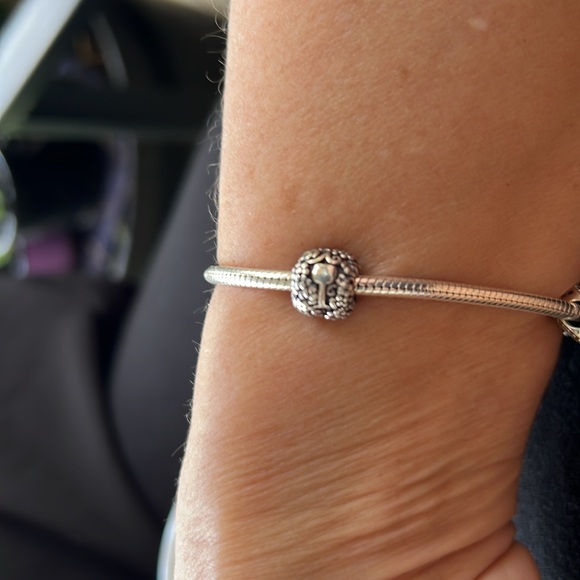 Authentic Retired Pandora grape, wine glass, wine bottle charm - Picture 2 of 2